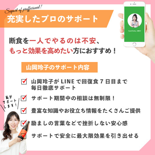 【初めての方へ】7日間断食プログラム（モニター価格）